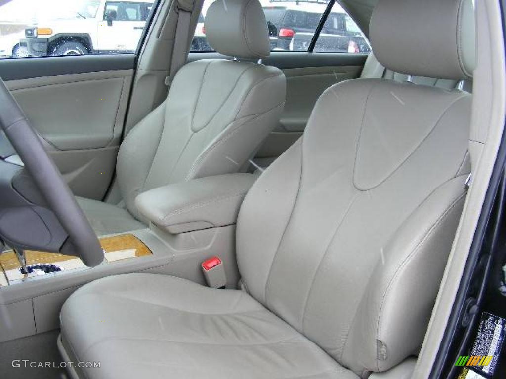 2007 Camry XLE V6 - Black / Bisque photo #9