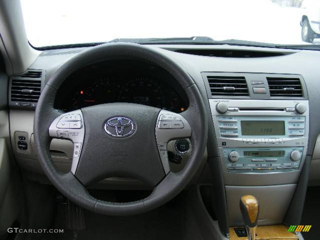 2007 Camry XLE V6 - Black / Bisque photo #14