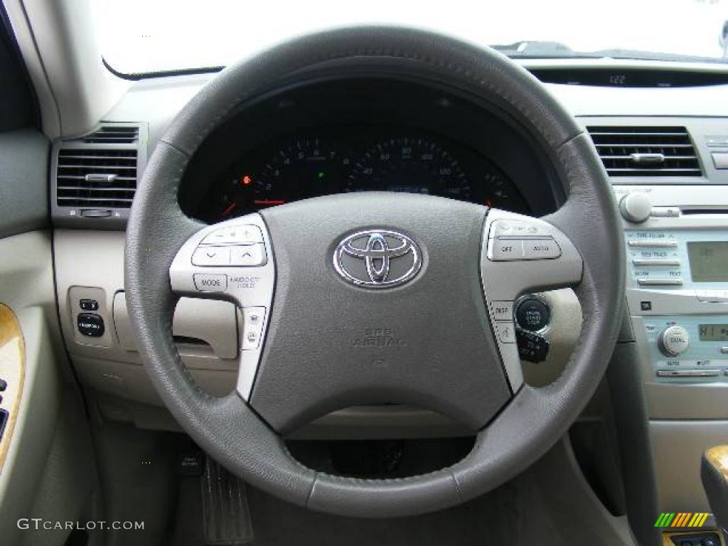 2007 Camry XLE V6 - Black / Bisque photo #15