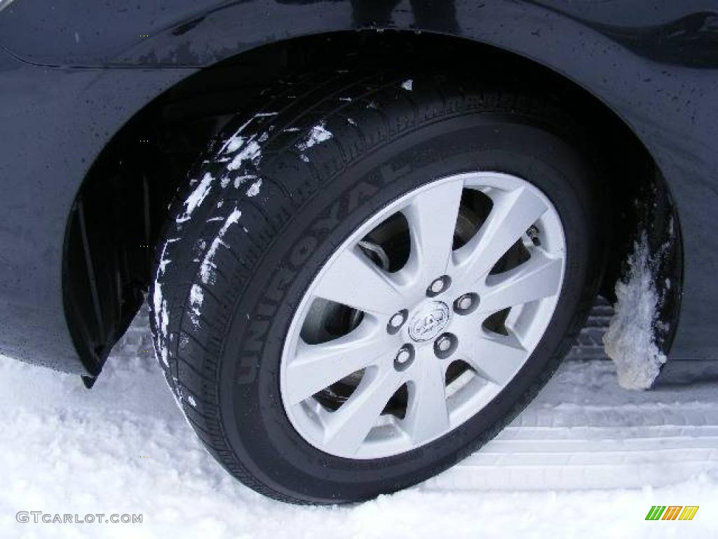 2007 Camry XLE V6 - Black / Bisque photo #27