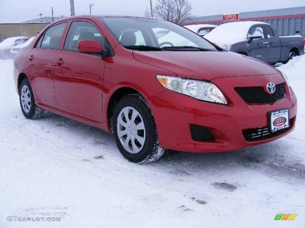 Barcelona Red Metallic Toyota Corolla