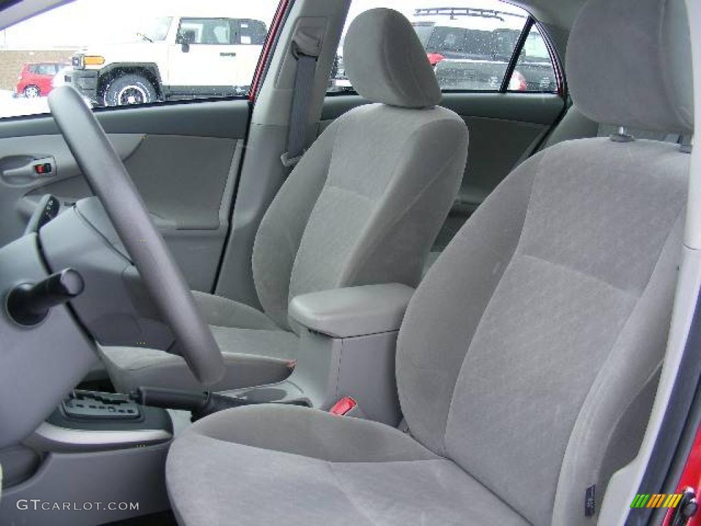 2009 Corolla LE - Barcelona Red Metallic / Ash photo #9