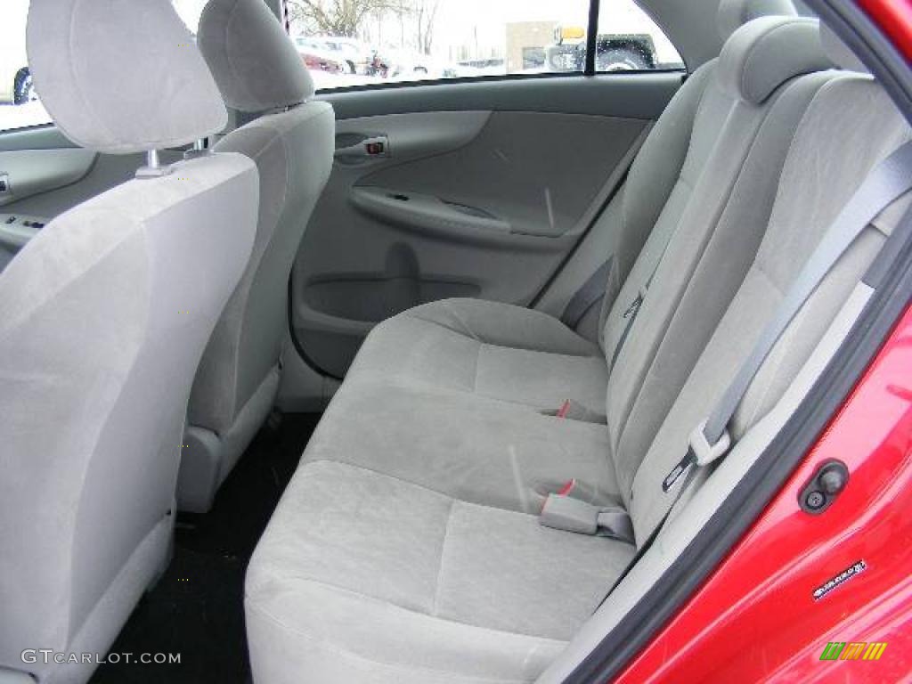 2009 Corolla LE - Barcelona Red Metallic / Ash photo #11