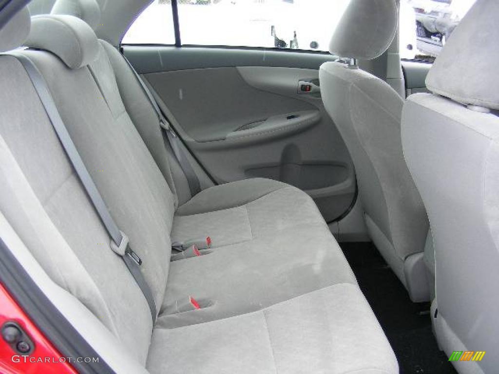 2009 Corolla LE - Barcelona Red Metallic / Ash photo #12