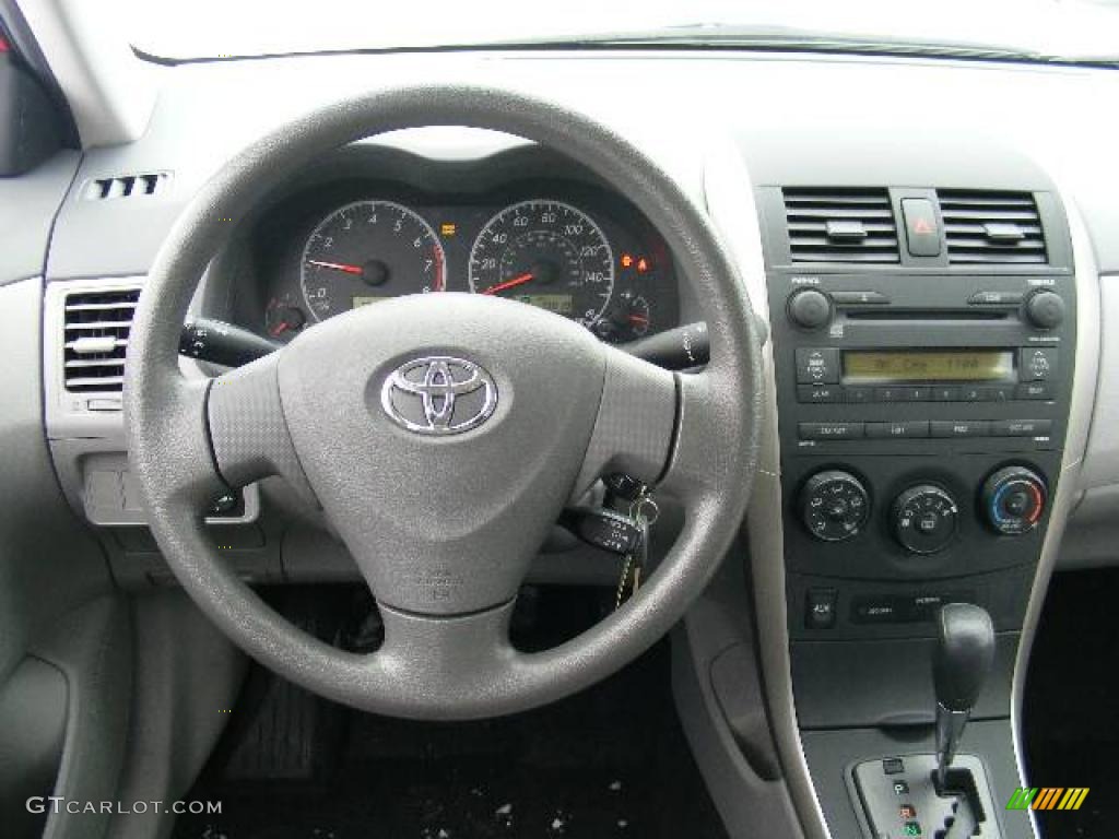 2009 Corolla LE - Barcelona Red Metallic / Ash photo #14