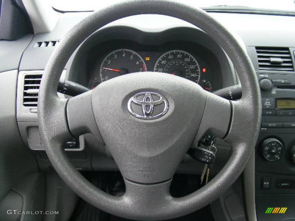 2009 Corolla LE - Barcelona Red Metallic / Ash photo #15