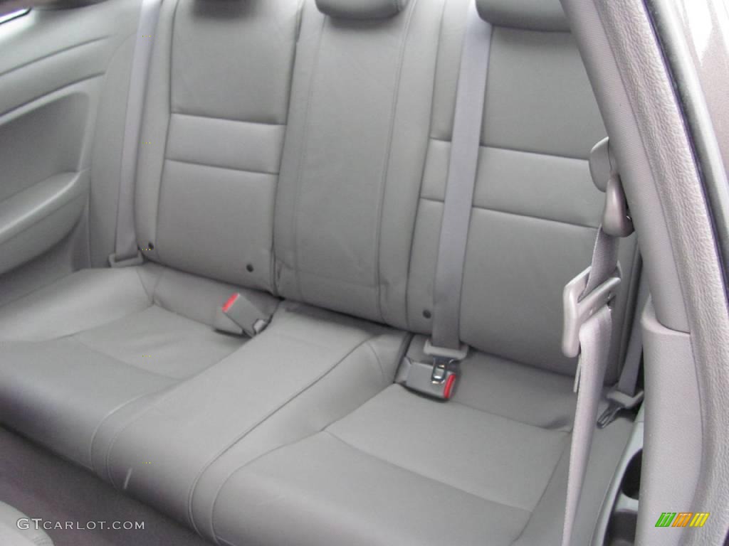 2008 Civic EX-L Coupe - Galaxy Gray Metallic / Gray photo #7