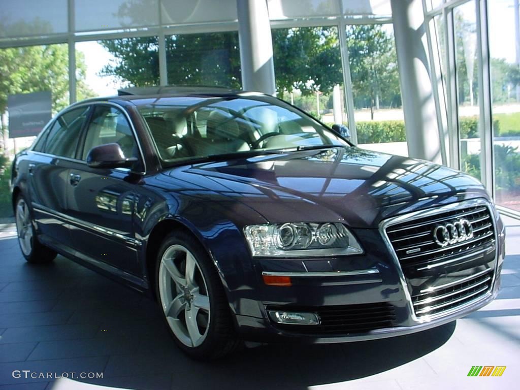 2008 A8 L 4.2 quattro - Oyster Gray Metallic / Light Gray photo #1