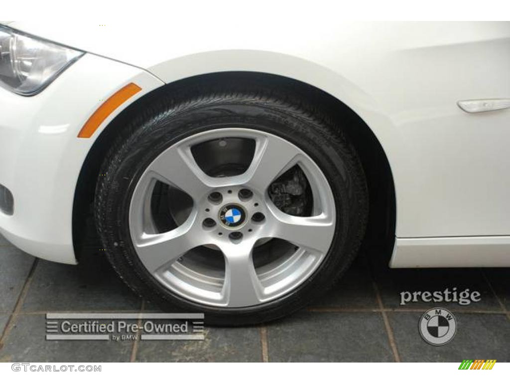2007 3 Series 328i Convertible - Alpine White / Beige photo #7
