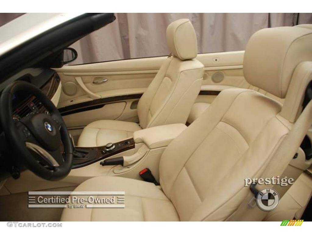 2007 3 Series 328i Convertible - Alpine White / Beige photo #9