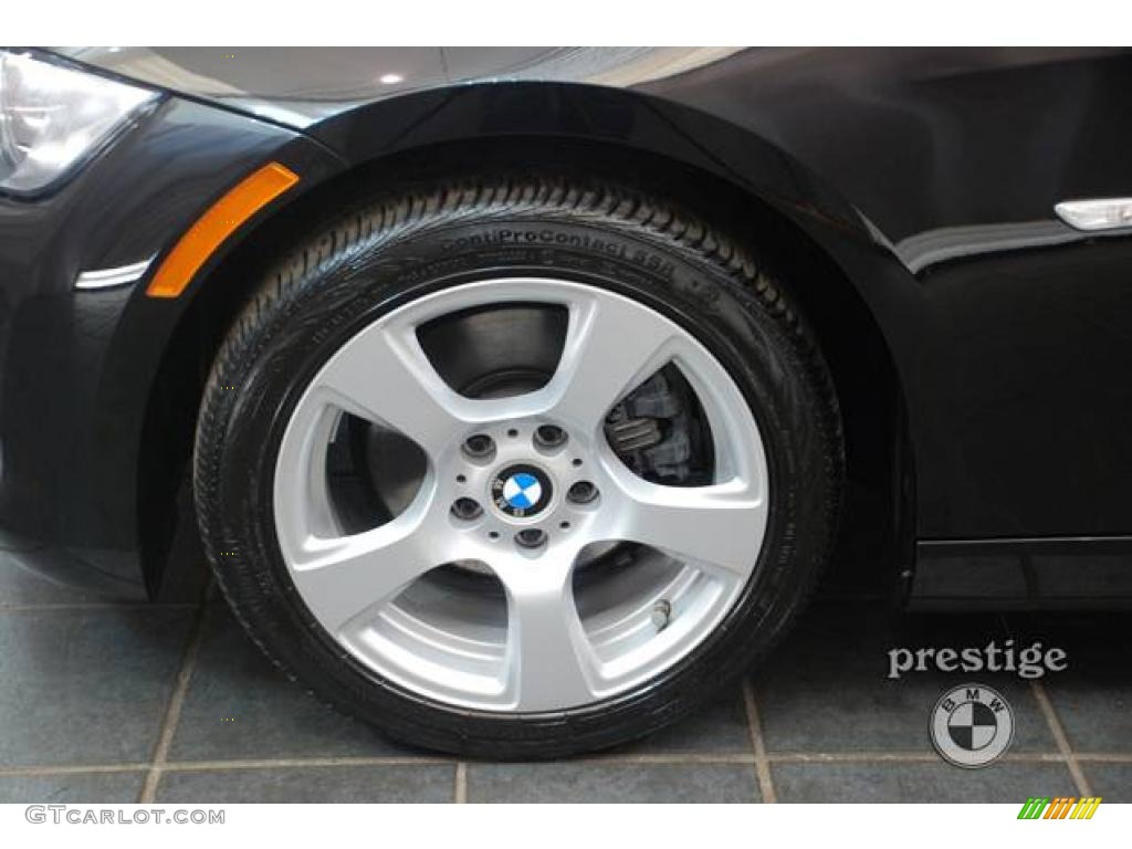 2008 3 Series 328xi Coupe - Jet Black / Beige photo #7