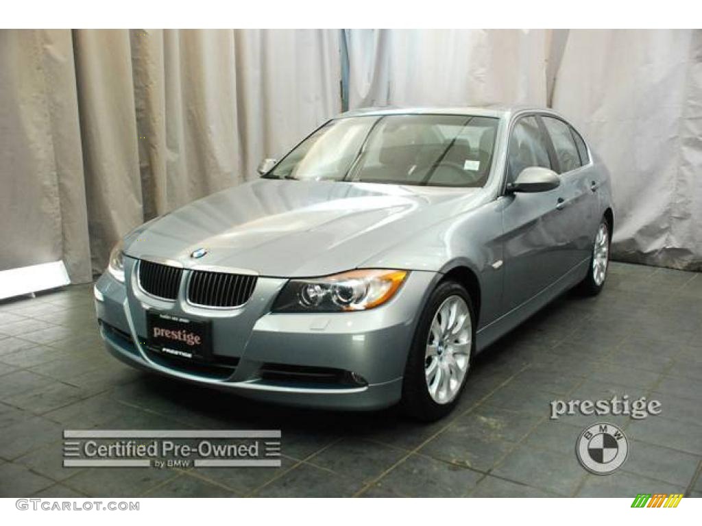 2006 3 Series 330xi Sedan - Titanium Silver Metallic / Black photo #1
