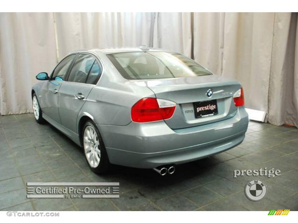 2006 3 Series 330xi Sedan - Titanium Silver Metallic / Black photo #3