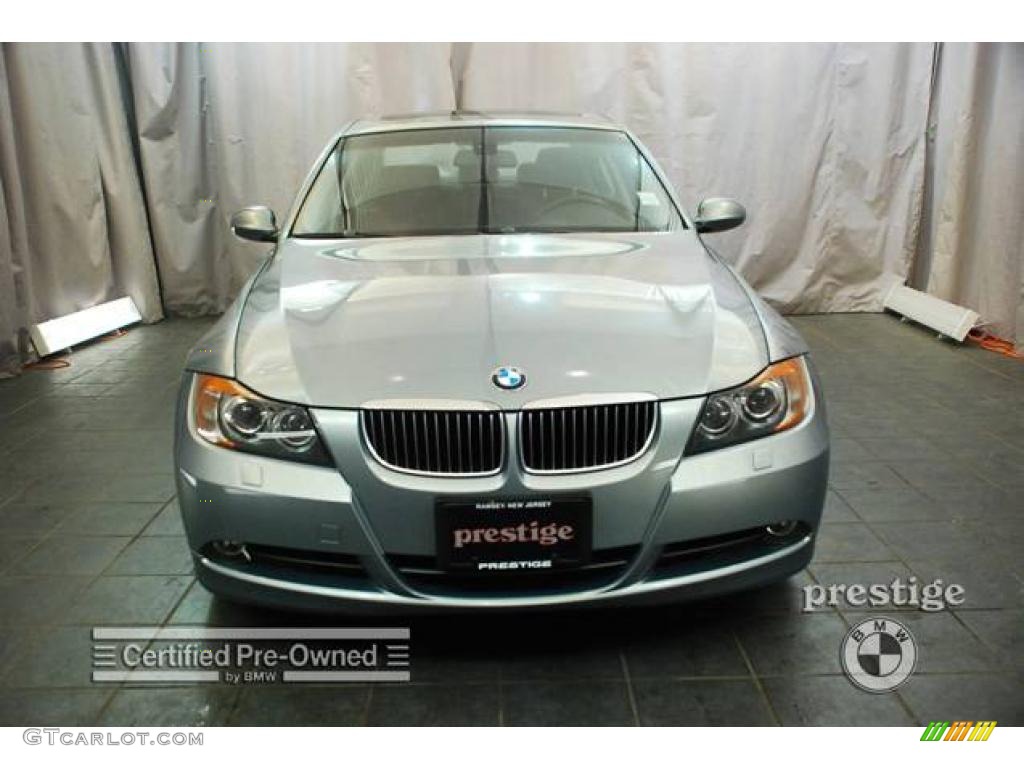 2006 3 Series 330xi Sedan - Titanium Silver Metallic / Black photo #5