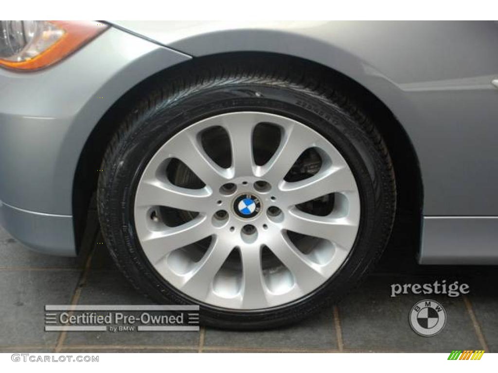 2006 3 Series 330xi Sedan - Titanium Silver Metallic / Black photo #7