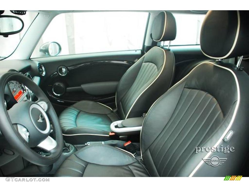 2009 Cooper Hardtop - Pepper White / Lounge Carbon Black Leather photo #10