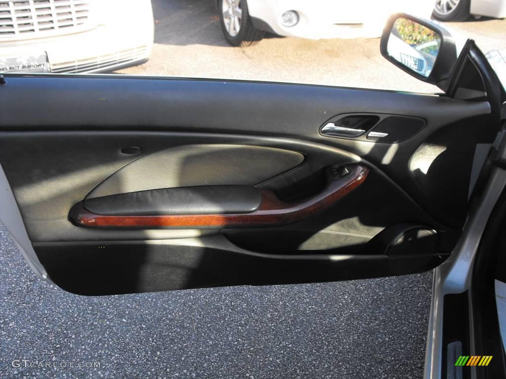 2000 3 Series 328i Coupe - Titanium Silver Metallic / Black photo #9