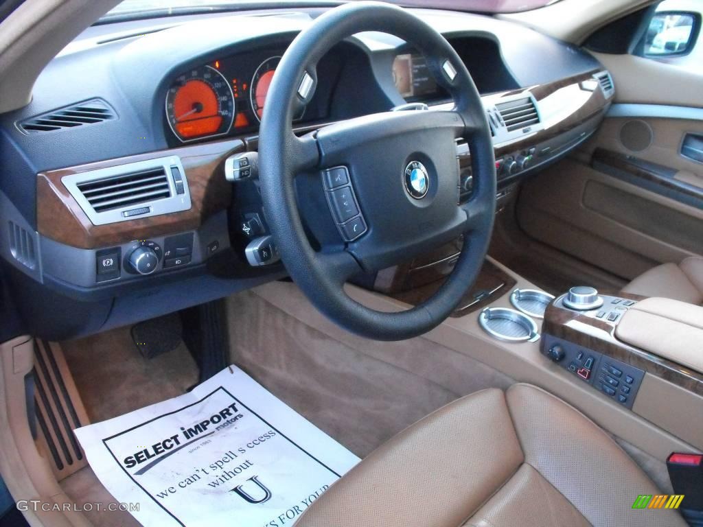 2006 7 Series 750Li Sedan - Titanium Grey Metallic / Black/Natural Brown photo #11