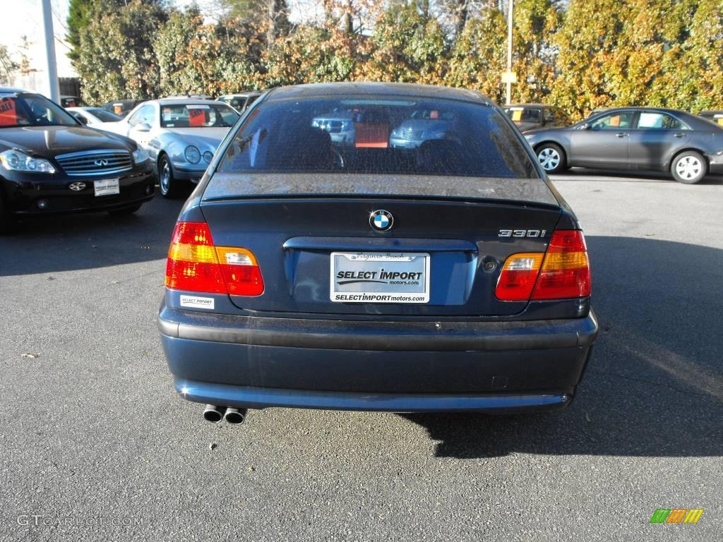 2005 3 Series 330i Sedan - Mystic Blue Metallic / Black photo #5