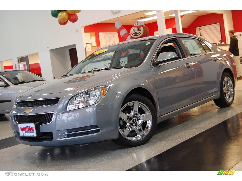 2009 Malibu LT Sedan - Dark Gray Metallic / Ebony photo #1