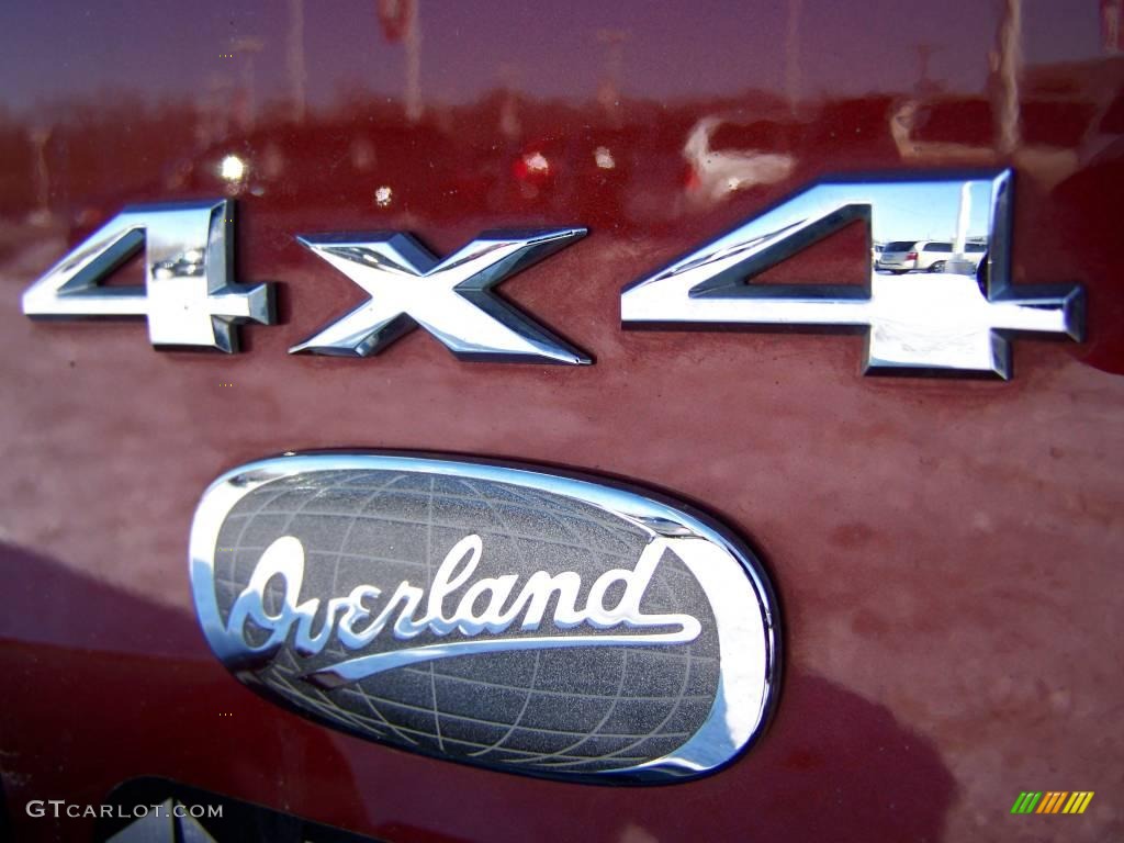 2008 Grand Cherokee Overland 4x4 - Red Rock Crystal Pearl / Dark Khaki/Light Graystone photo #7