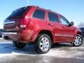 2008 Red Rock Crystal Pearl Jeep Grand Cherokee Overland 4x4  photo #9