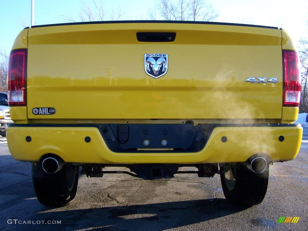 2009 Ram 1500 Sport Quad Cab 4x4 - Detonator Yellow / Dark Slate/Medium Graystone photo #7