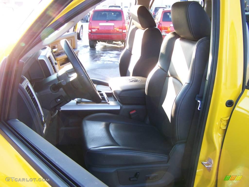 2009 Ram 1500 Sport Quad Cab 4x4 - Detonator Yellow / Dark Slate/Medium Graystone photo #11