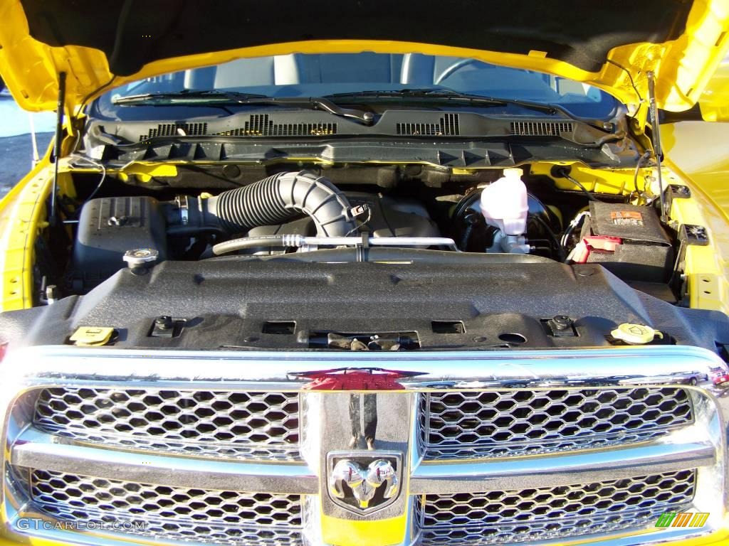 2009 Ram 1500 Sport Quad Cab 4x4 - Detonator Yellow / Dark Slate/Medium Graystone photo #19
