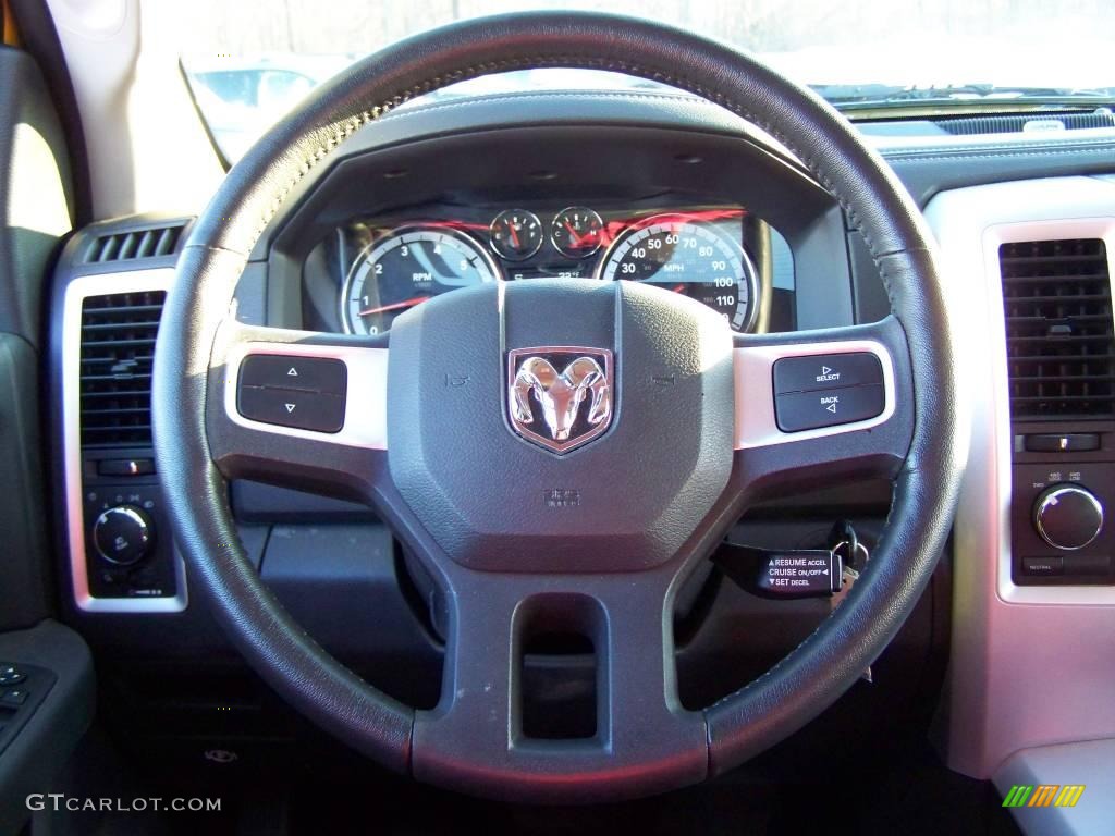 2009 Ram 1500 Sport Quad Cab 4x4 - Detonator Yellow / Dark Slate/Medium Graystone photo #21