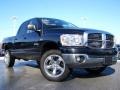 2008 Brilliant Black Crystal Pearl Dodge Ram 1500 Big Horn Edition Quad Cab 4x4  photo #1