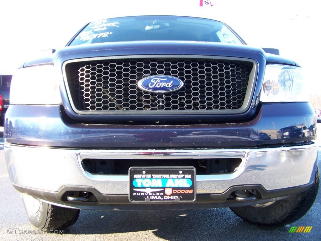 2006 F150 XLT SuperCab 4x4 - True Blue Metallic / Medium/Dark Flint photo #3