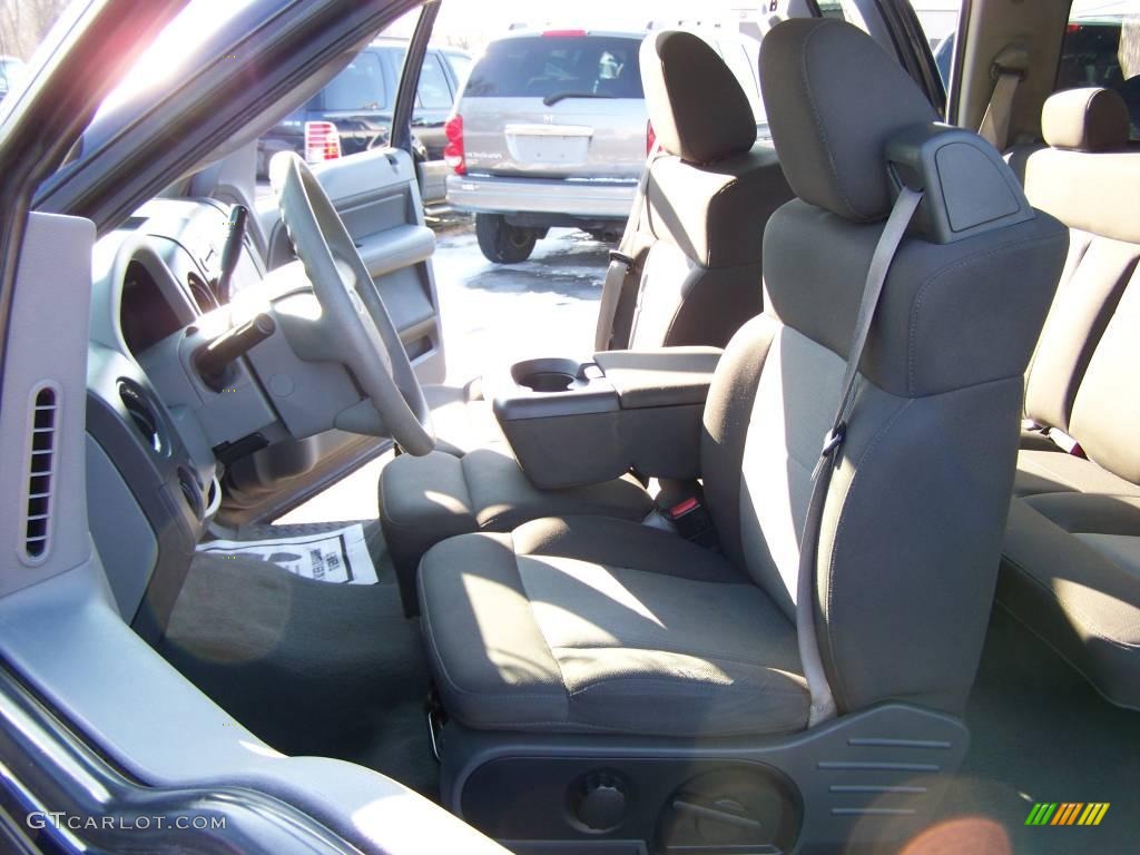 2006 F150 XLT SuperCab 4x4 - True Blue Metallic / Medium/Dark Flint photo #9