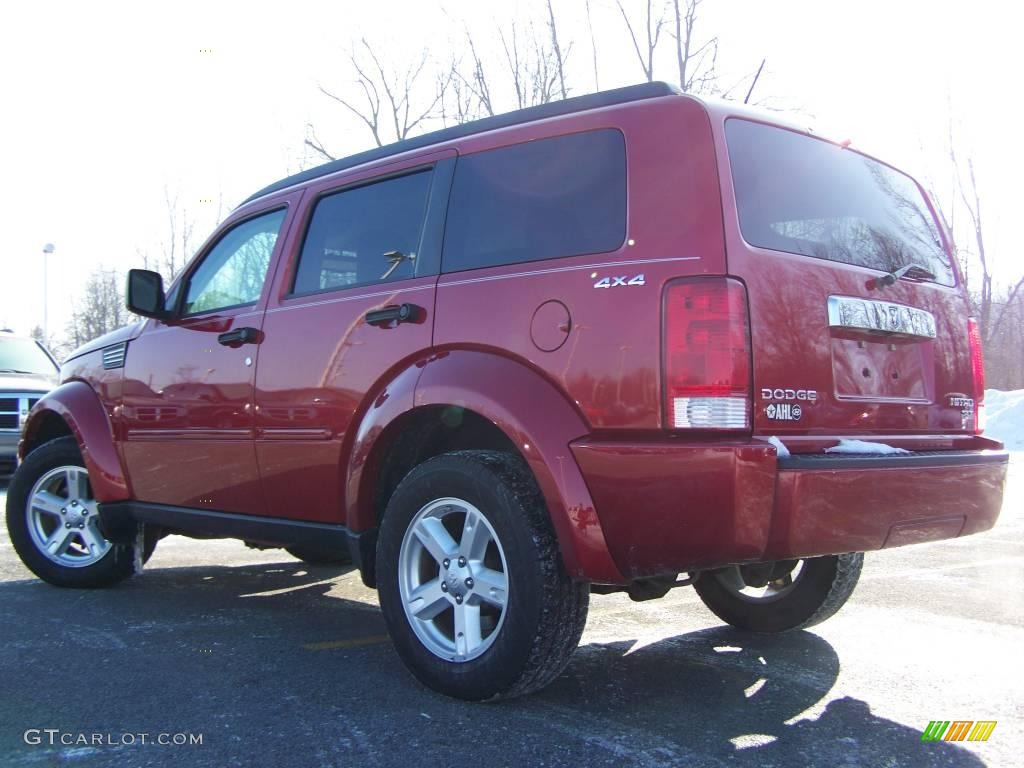 2009 Nitro SLT 4x4 - Inferno Red Crystal Pearl / Dark Slate Gray/Light Slate Gray photo #4