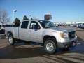 2010 Silver Birch Metallic GMC Sierra 2500HD SLT Crew Cab 4x4  photo #1