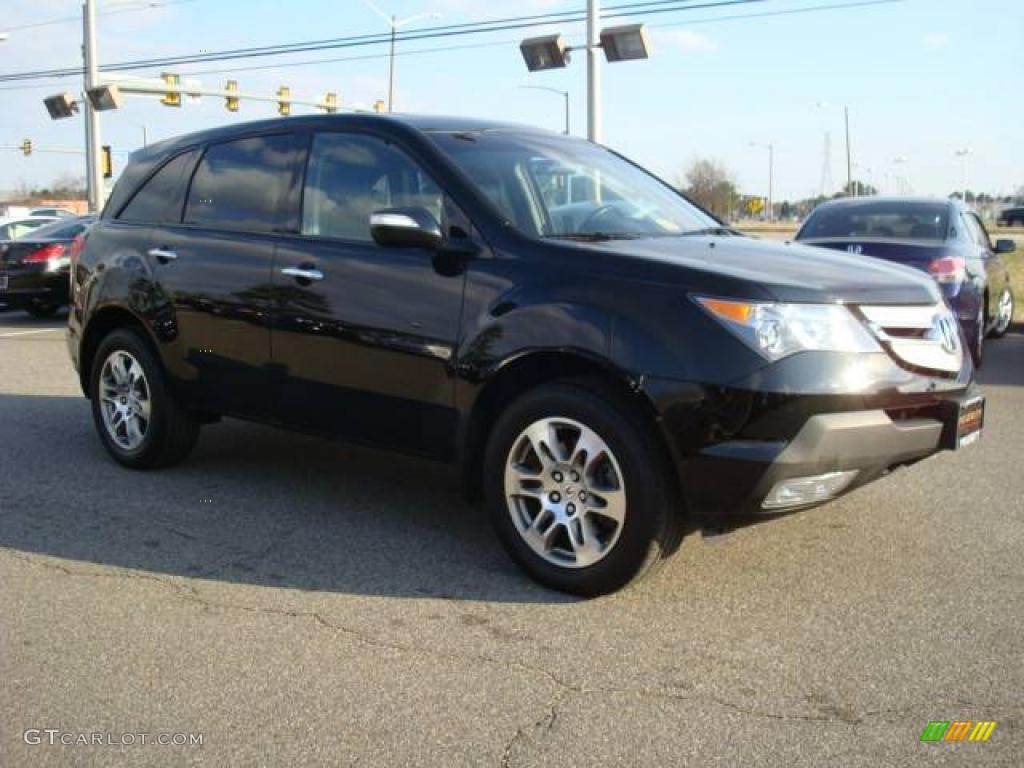 2007 MDX Technology - Formal Black Pearl / Ebony photo #6