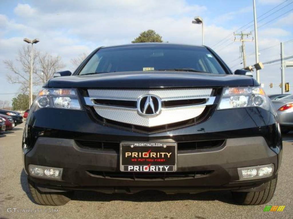 2007 MDX Technology - Formal Black Pearl / Ebony photo #7