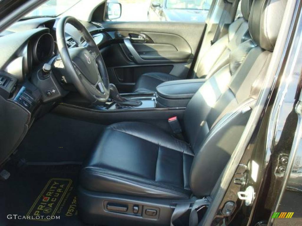 2007 MDX Technology - Formal Black Pearl / Ebony photo #8