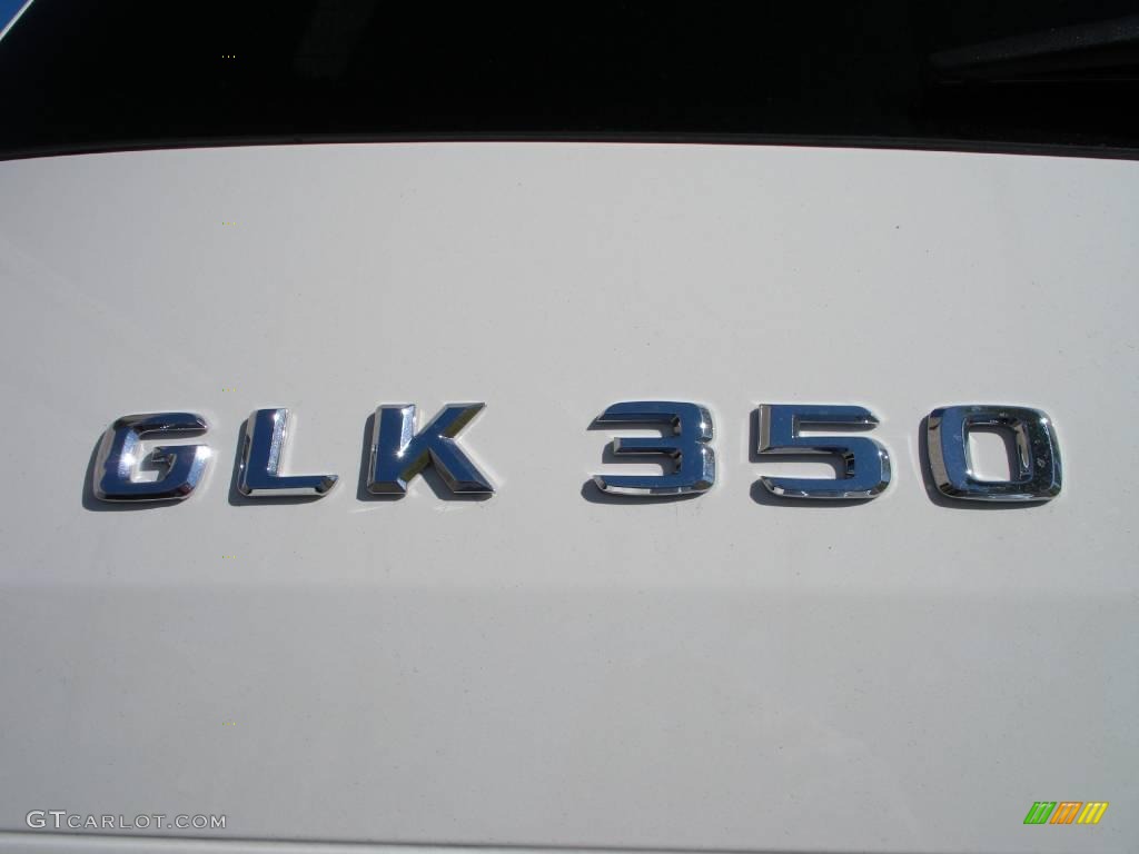 2010 GLK 350 - Arctic White / Almond/Black photo #9