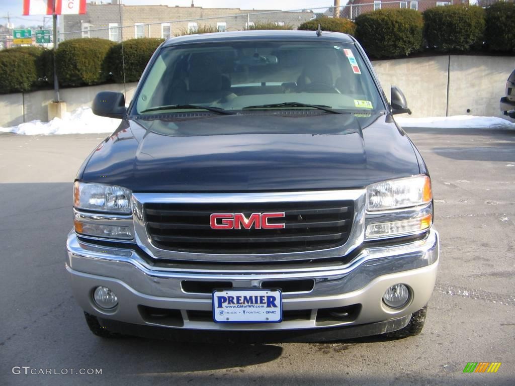 2006 Sierra 1500 SLT Extended Cab 4x4 - Deep Blue Metallic / Pewter photo #1