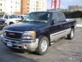 2006 Deep Blue Metallic GMC Sierra 1500 SLT Extended Cab 4x4  photo #2