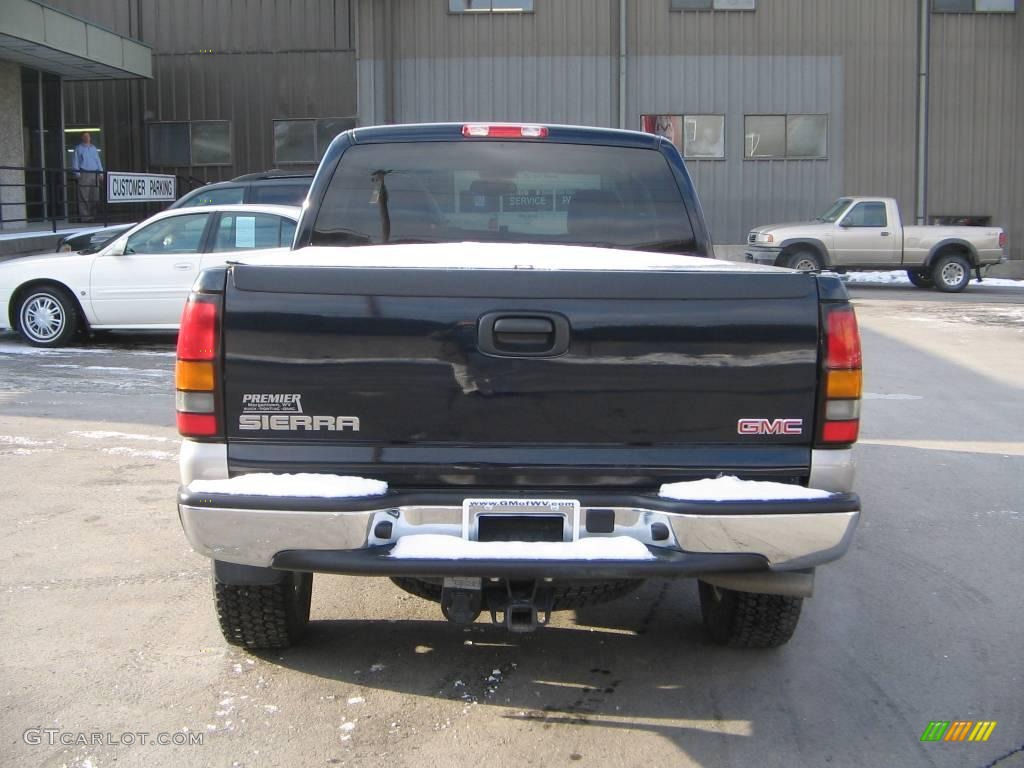 2006 Sierra 1500 SLT Extended Cab 4x4 - Deep Blue Metallic / Pewter photo #5