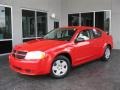 2009 Inferno Red Crystal Pearl Dodge Avenger SE  photo #1