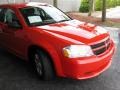 2009 Inferno Red Crystal Pearl Dodge Avenger SE  photo #5