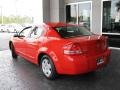 2009 Inferno Red Crystal Pearl Dodge Avenger SE  photo #7