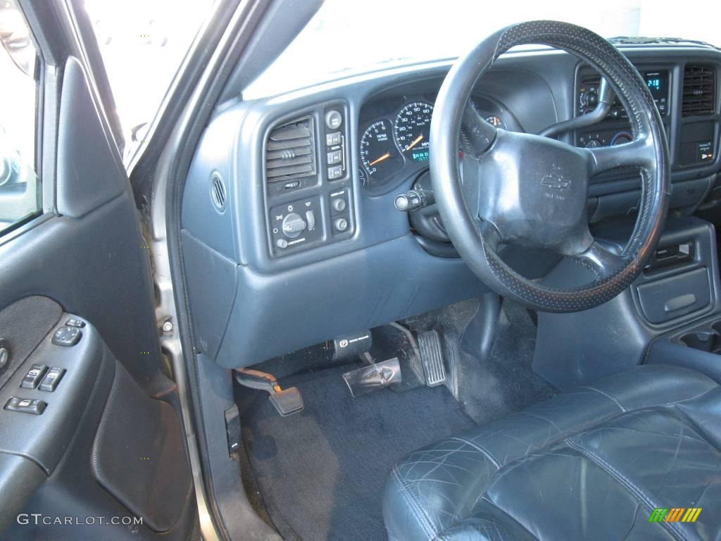 2002 Silverado 1500 LS Extended Cab 4x4 - Light Pewter Metallic / Medium Gray photo #9