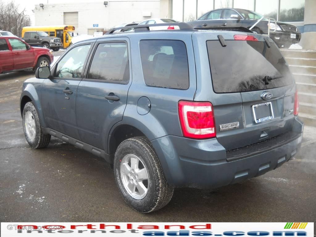 2010 Escape XLT V6 4WD - Steel Blue Metallic / Stone photo #8