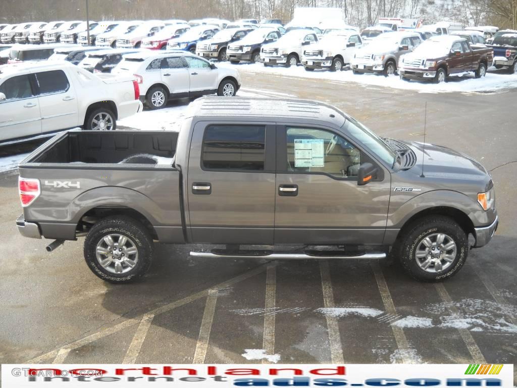 2010 F150 XLT SuperCrew 4x4 - Sterling Grey Metallic / Medium Stone photo #5