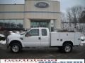 2010 Oxford White Ford F350 Super Duty XL Regular Cab 4x4 Chassis Utility  photo #1