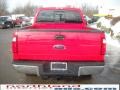 2010 Vermillion Red Ford F250 Super Duty XLT SuperCab 4x4  photo #7